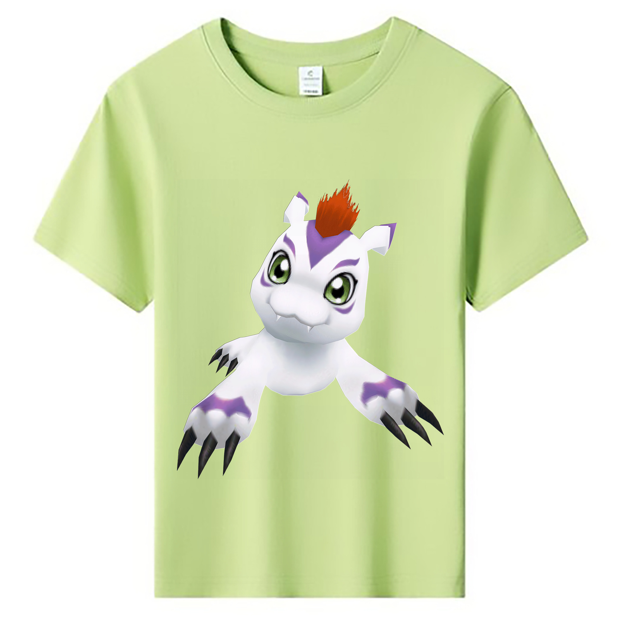 （画像用） Digimon デジタルモンスター/デジモン 綿100％キッズTシャツ（フロントプリント）